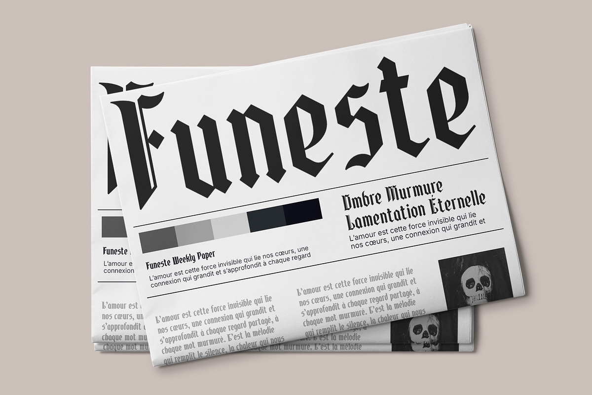 CS Falcone – Gothic Font, a Blackletter Font by Craft Supply Co. (Photo 3 of 8)