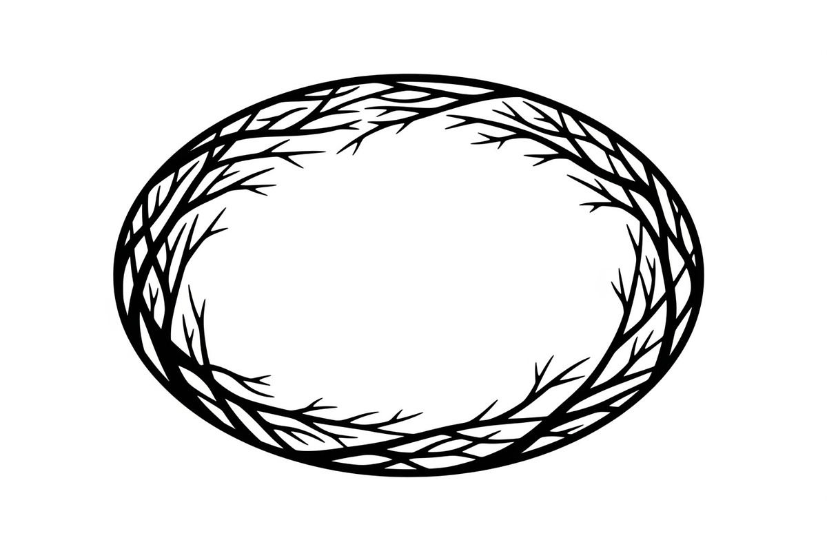Hand Drawn Oval Scribble Frames, an Illustration by Gfx_Store (Photo 40 of 51)
