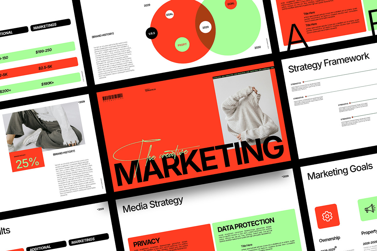 Marketing Strategy Presentation Deck, a Presentation Template by Templeste (Photo 3 of 6)