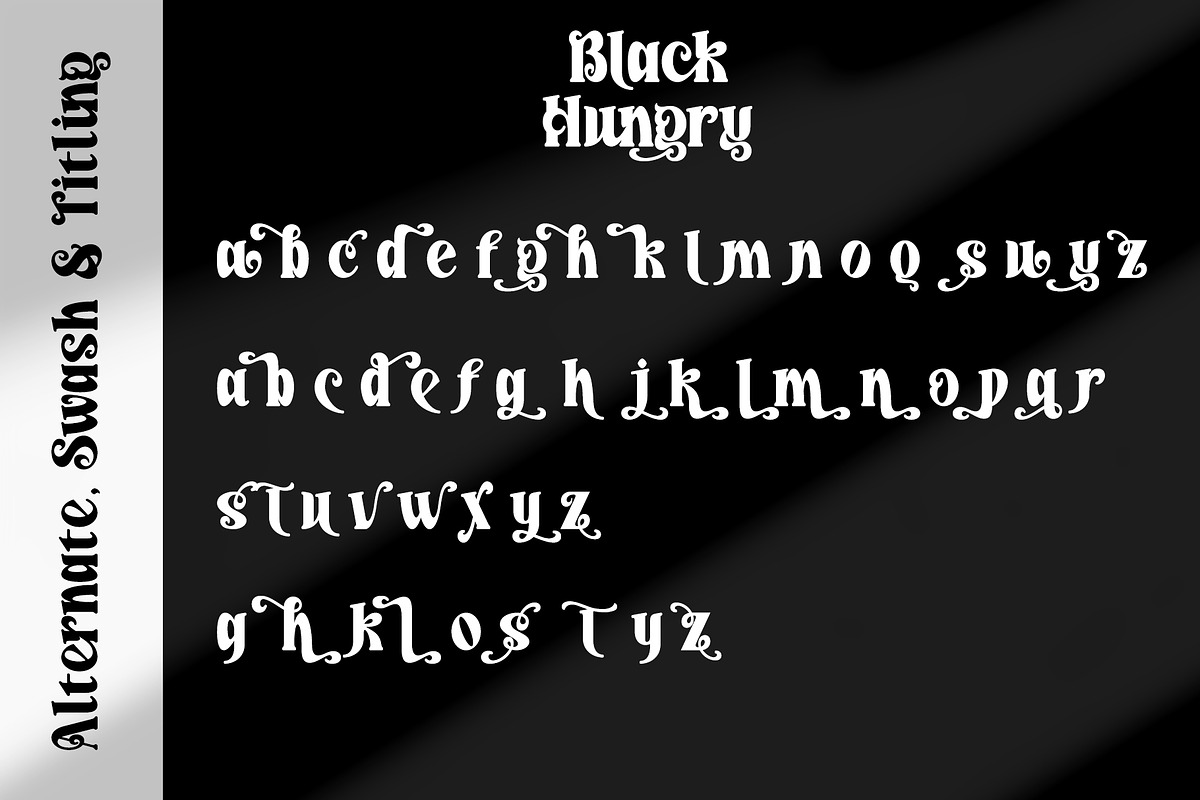 Black Hungry, a Serif Font by Letterara (Photo 8 of 10)