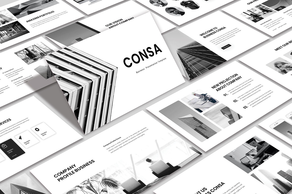 Consa Presentations  Template, a Presentation Template by TypeMakers (Photo 1 of 10)
