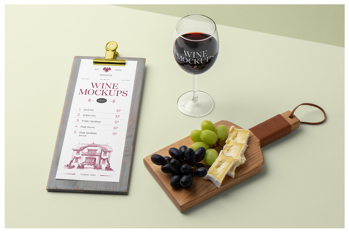 Studio Wine Mockups, a Packaging Mockup by Mr.Mockup™ (Photo 8 of 10)