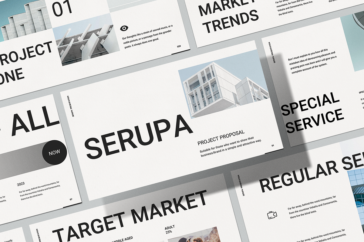 Serupa Project Proposal - Powerpoint, a Presentation Template by Surotype (Photo 1 of 10)
