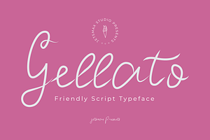 Gellato - Friendly Script Typeface