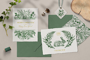 Forest Christmas  b&w, a Decorative Illustration by Lisla (Thumbnail 3 of 11)