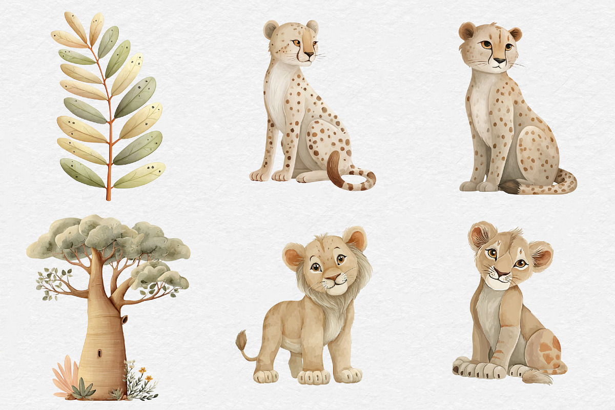 Whimsical Forest Clipart, an Illustration by DreamCafeArt (Photo 4 of 8)