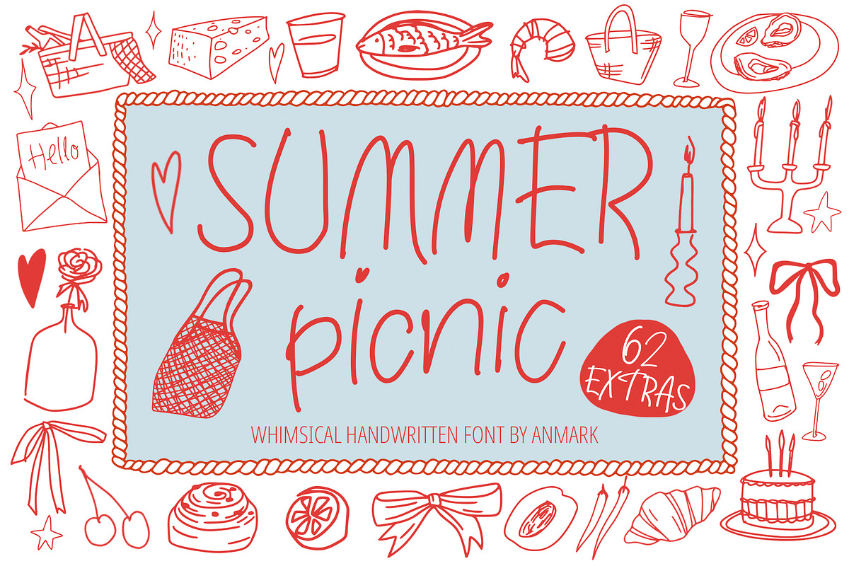 Whimsical Playful Font Bundle, a Handwritten Font by AnMark (Photo 24 of 39)