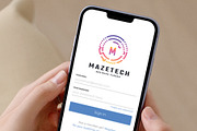 Maze Tech Letter M Logo, a Branding & Logo Template by Design_Planet (Thumbnail 7 of 7)