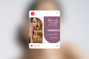 50 Beauty Instagram Template, a Social Media Template by Adored Templates (Thumbnail 6 of 9)
