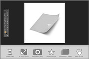 A4 Paper On Desk Mockup, an Advertising Mockup by Bruno's Shop (Thumbnail 2 of 3)