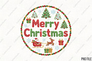 Merry Christmas Crochet Coquette PNG, an Illustration by CraftArtStudio (Thumbnail 1 of 4)
