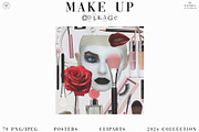 Make Up Fashion Collage Kit, an Object Graphic by Kaleriia (Thumbnail 1 of 8)
