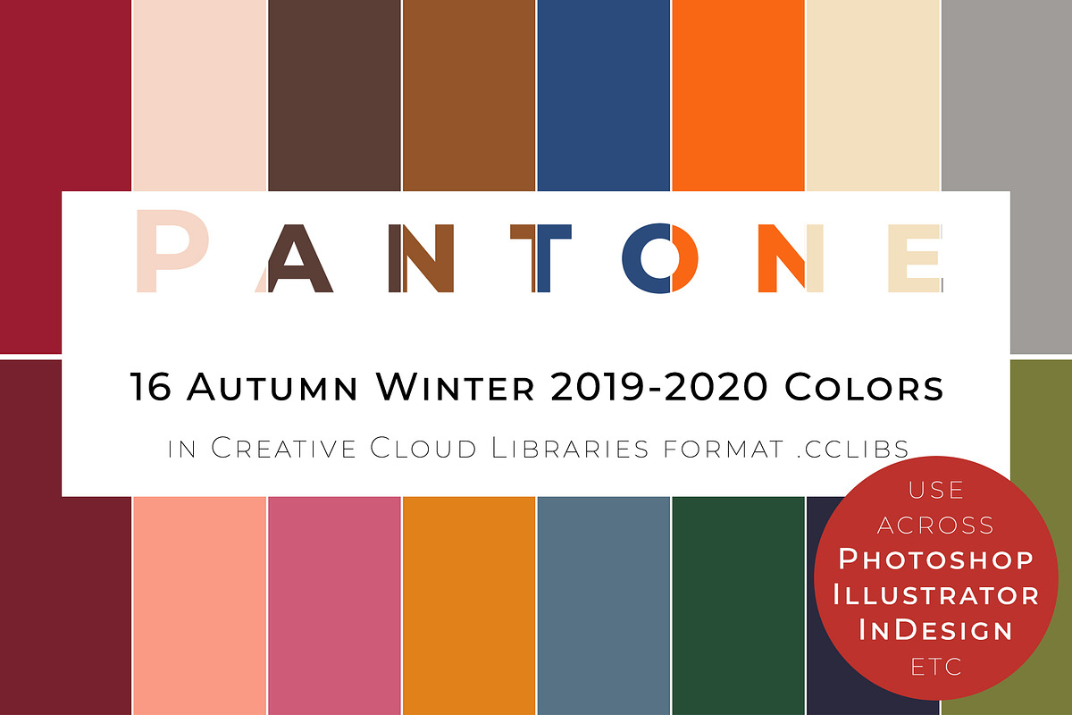 Colour Planner Autumn Winter 2020 21 Trends Round Paper Spring And