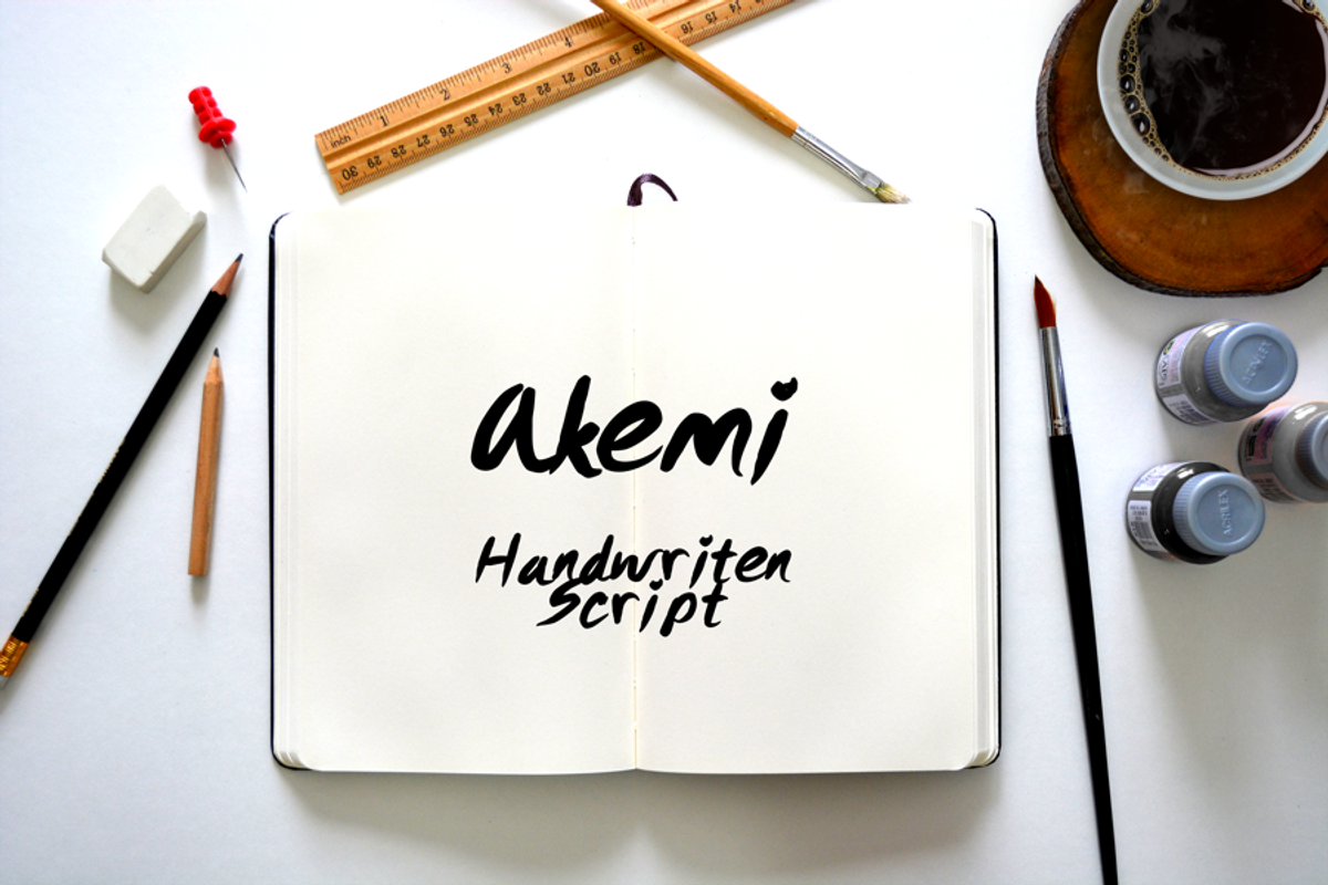 Akemi - Handwritten Script Font preview 6