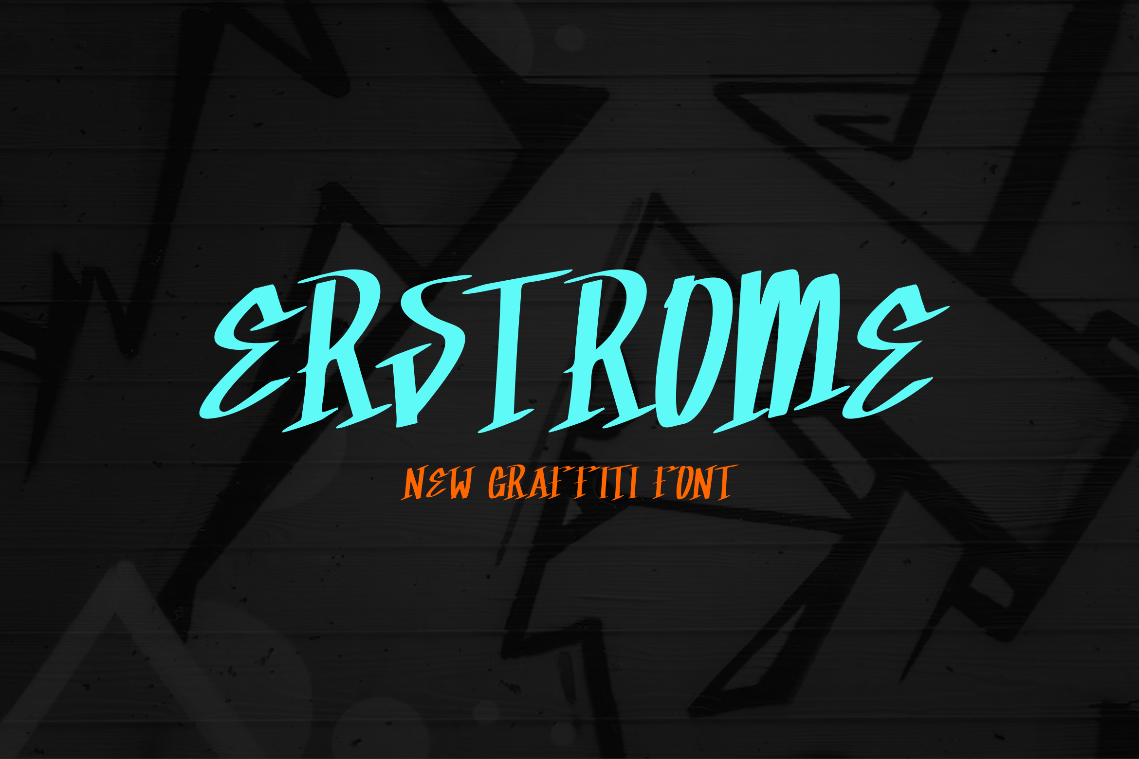 Erstrome - Font, a Handwritten Font by artchiles_design