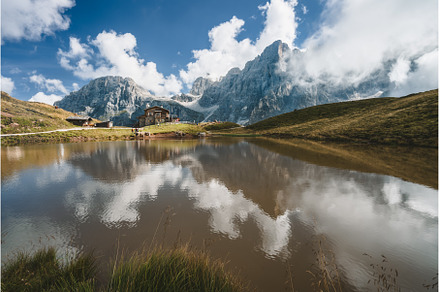 Baita Segantini mountain with Cimon, a Nature Photo by Igor Tichonow