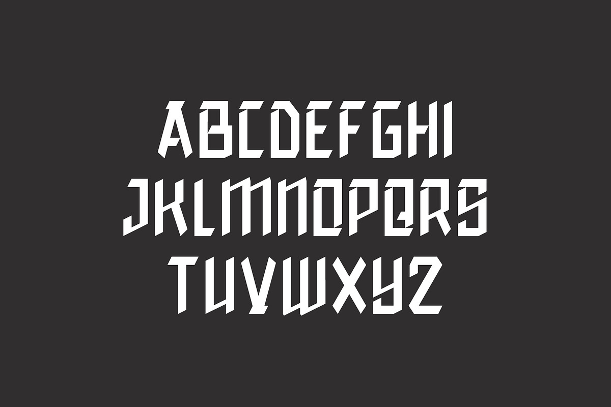 The Gothic Font preview 2