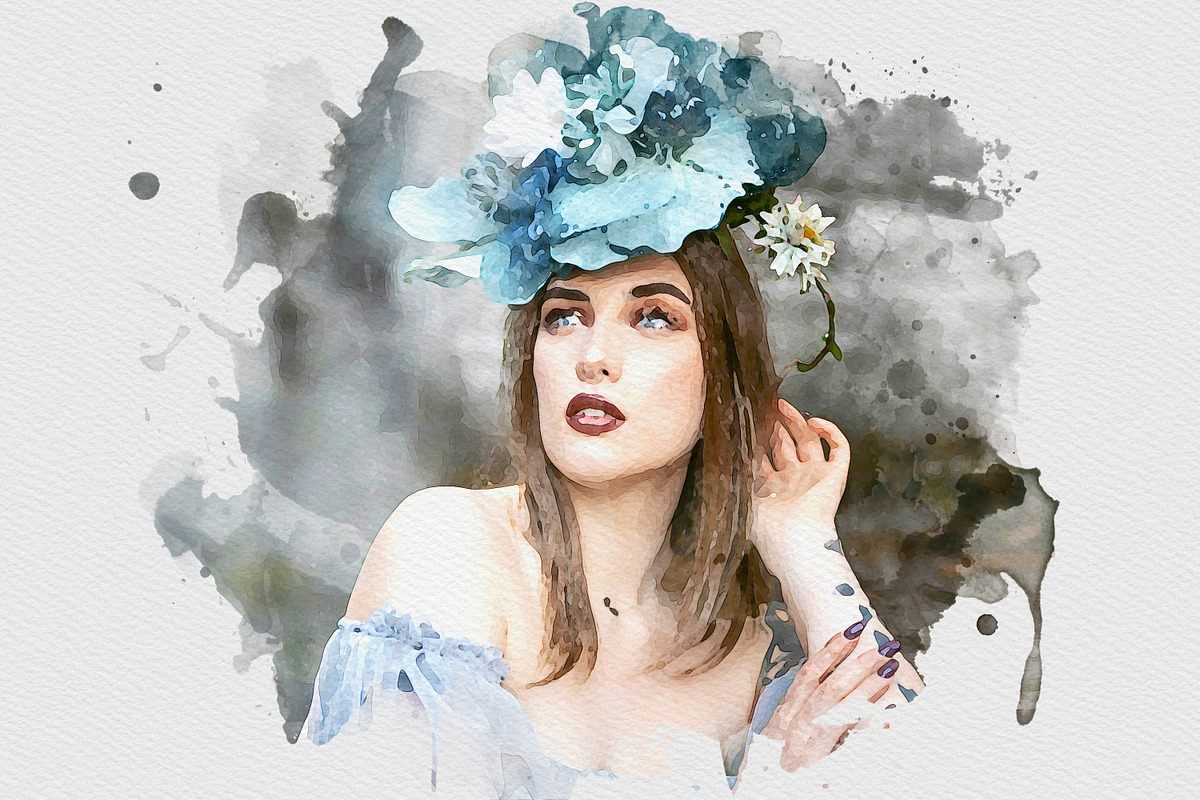 Artistic Watercolor Splash Effect, a Layer Style Add-On by liptouse (Photo 10 of 11)