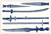 Vintage sword and armor illustration, a Technology Illustration by Mr Vintage (Thumbnail 9 of 13)