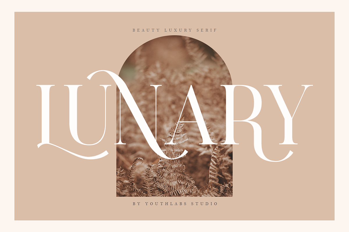 LUNARY | Beauty Elegant Serif, a Serif Font by Youthlabs Studio (Photo 1 of 17)