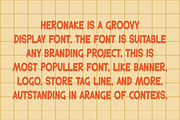 Heronake - Round Font, a Sans Serif Font by QR Design Studio (Thumbnail 5 of 6)