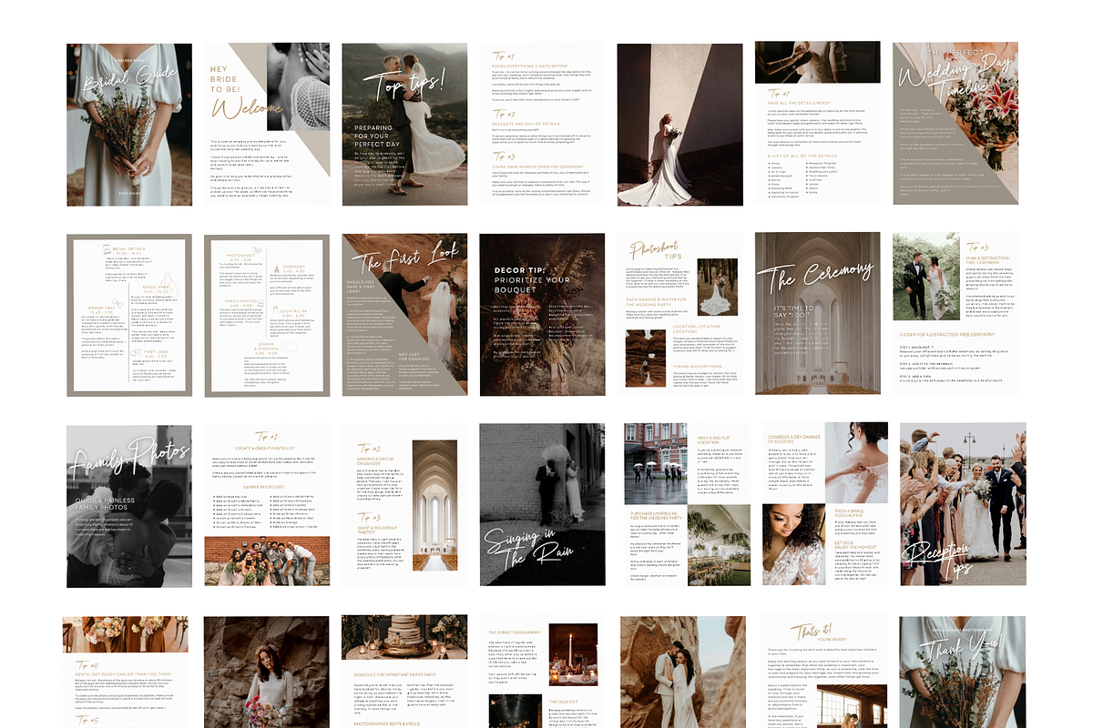 CLASSIC Bride Photography Guide, a Magazine Template by Signature Edits (Photo 3 of 10)