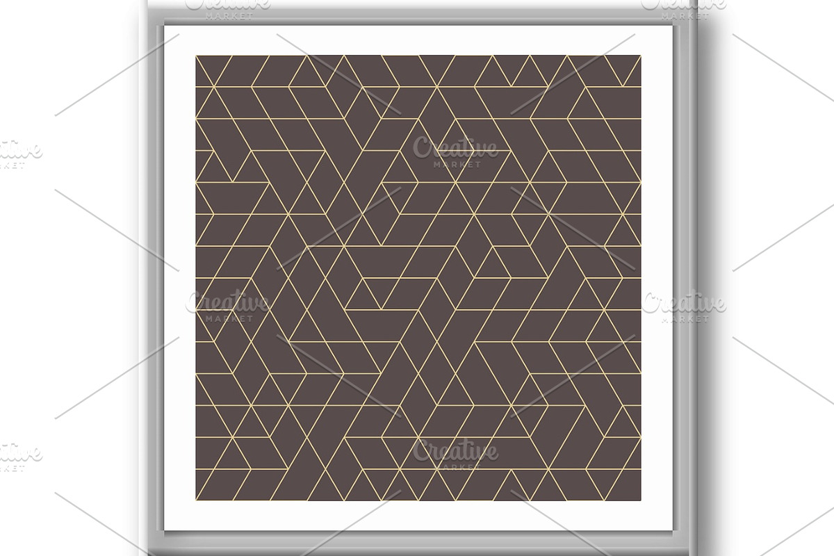 Seamless Geometric Vector Background, an Illustration by FineArtStudio (Photo 3 of 3)
