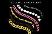 16 Procreate Chain Brushes, a Brush Add-On by Luna Y Mar (Thumbnail 2 of 5)
