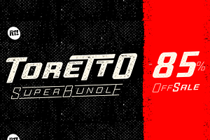 ToreTtO-All Bundle Font! -85%