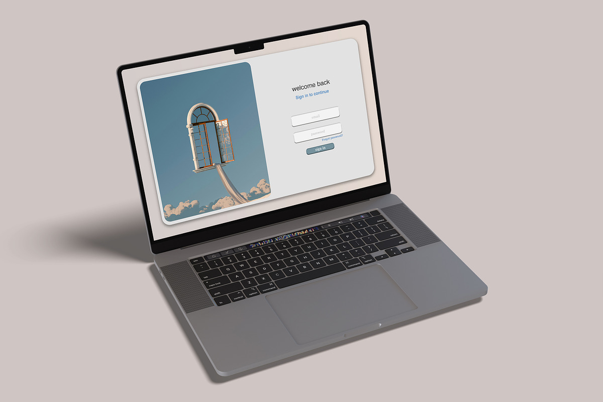 Macbook Mockup Set | 25 PSD files, a Mac Mockup by rahmatmoscae (Photo 15 of 26)