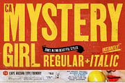 CA Mystery Girl, a Sans Serif Font by Cape Arcona Type Foundry (Thumbnail 1 of 6)
