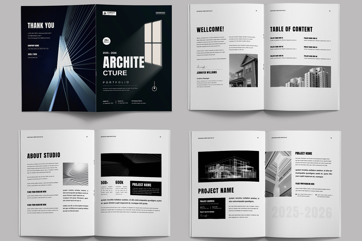 Architecture Portfolio Layout, a Brochure Template by ContestDesign (Photo 2 of 3)