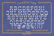 Sunset Village - Display Typeface, a Handwritten Font by Letterhend Studio (Thumbnail 9 of 9)