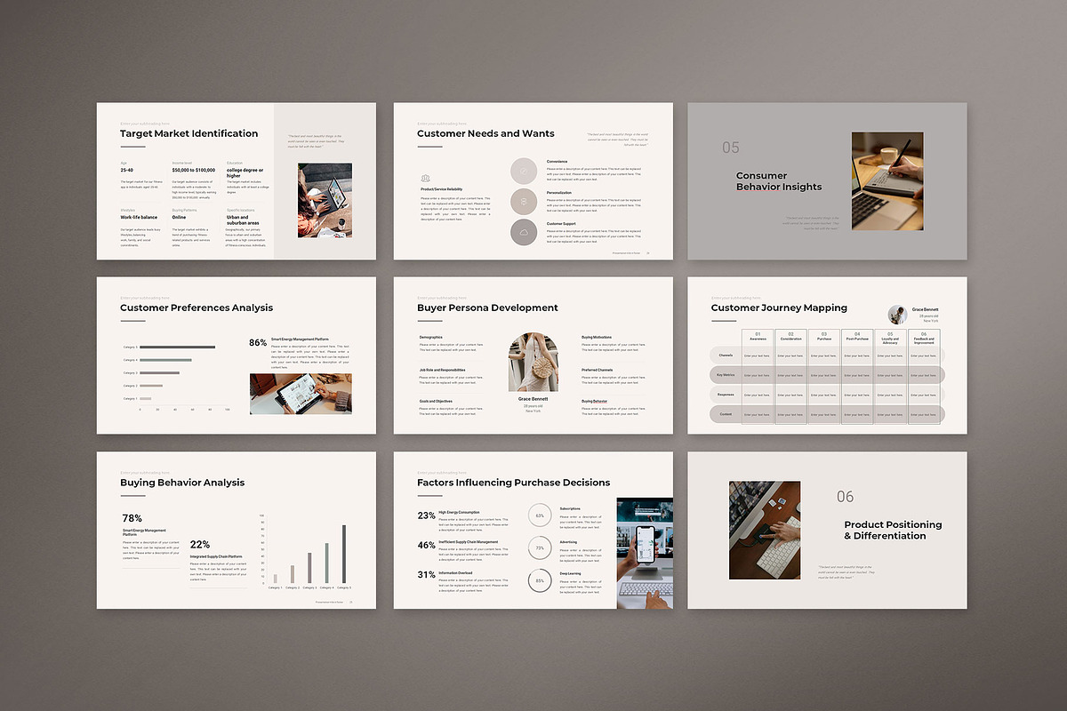 Market Research Presentation, a Presentation Template by CreativityForest (Photo 6 of 9)