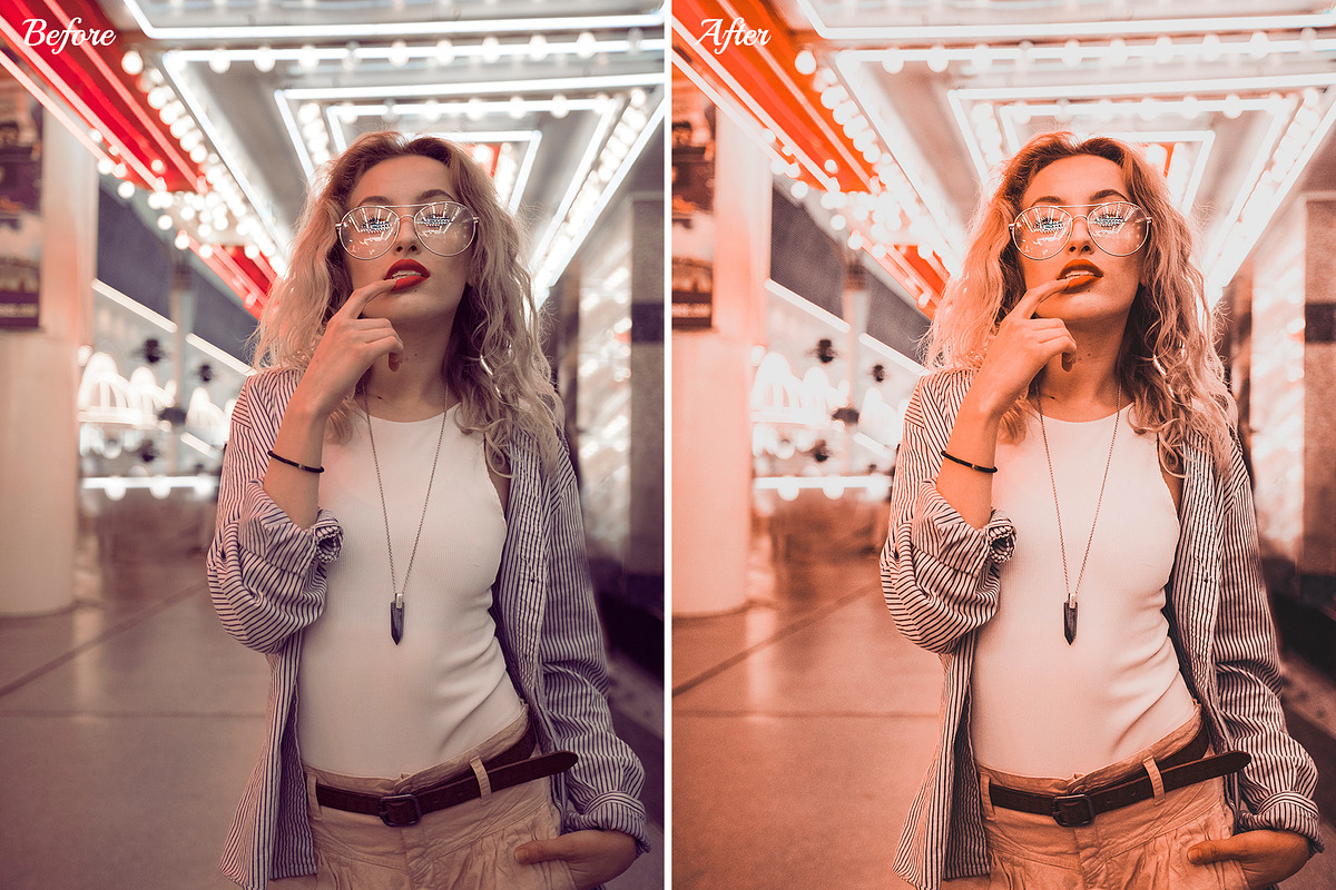 25% OFF Light & Orange Presets Pack, an Action Add-On by Andit themes (Photo 11 of 13)