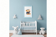 Nautical Teddy Bear Clipart, an Animal Illustration by Villa 11 Estudio (Thumbnail 9 of 10)
