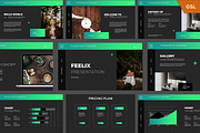 Feelix Google Slide Template, a Presentation Template by GridlineType (Thumbnail 1 of 12)