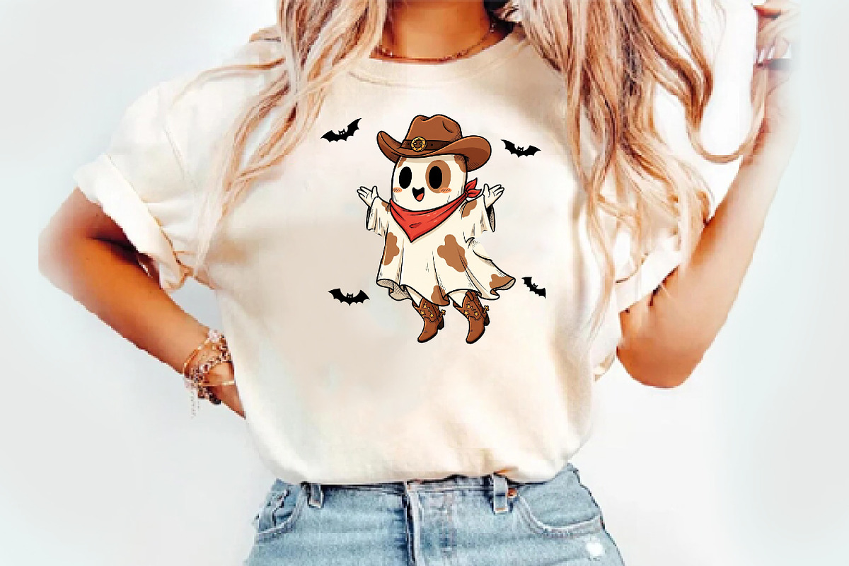 Cowboy Ghost PNG Western, an Illustration by Watercolor design