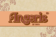 Angeris 3D, a Serif Font by Craft Supply Co. (Thumbnail 1 of 8)