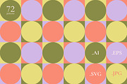 Seamless Geometric Patterns, a Pattern Graphic by Léo Alexandre (Thumbnail 2 of 22)