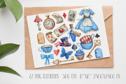 Wonderland collection | 37 elements, an Animal Illustration by Aquarellka (Thumbnail 2 of 6)