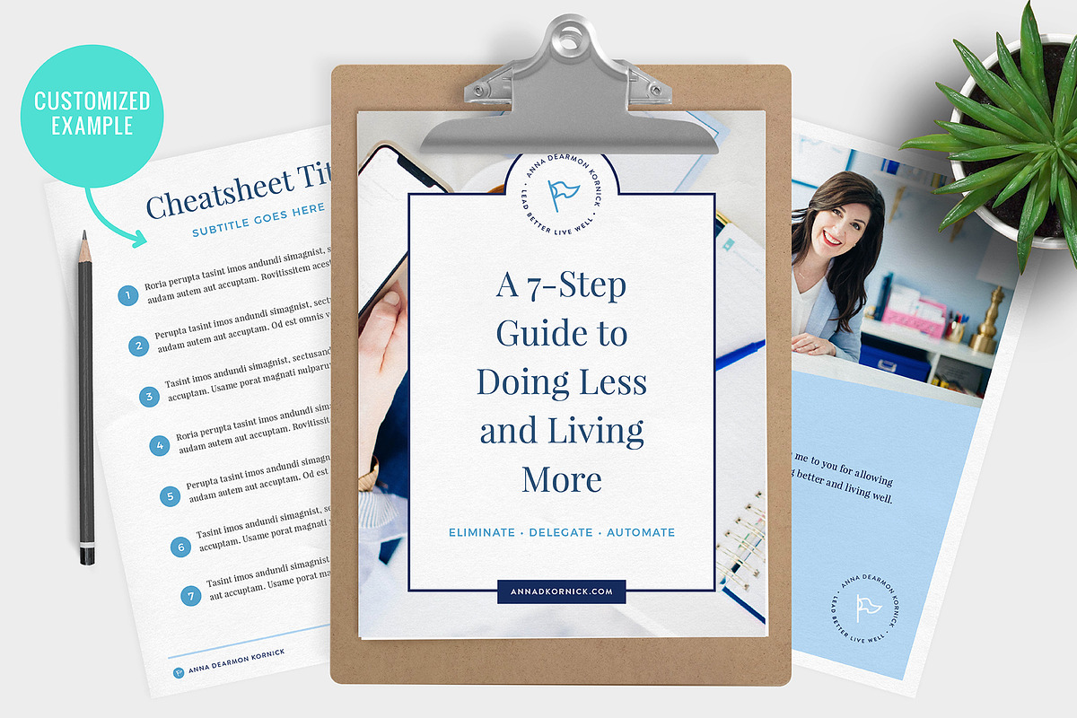 Canva Lead Magnet | Workbook | Ebook, a Magazine Template by Ciera Design Templates (Photo 7 of 11)
