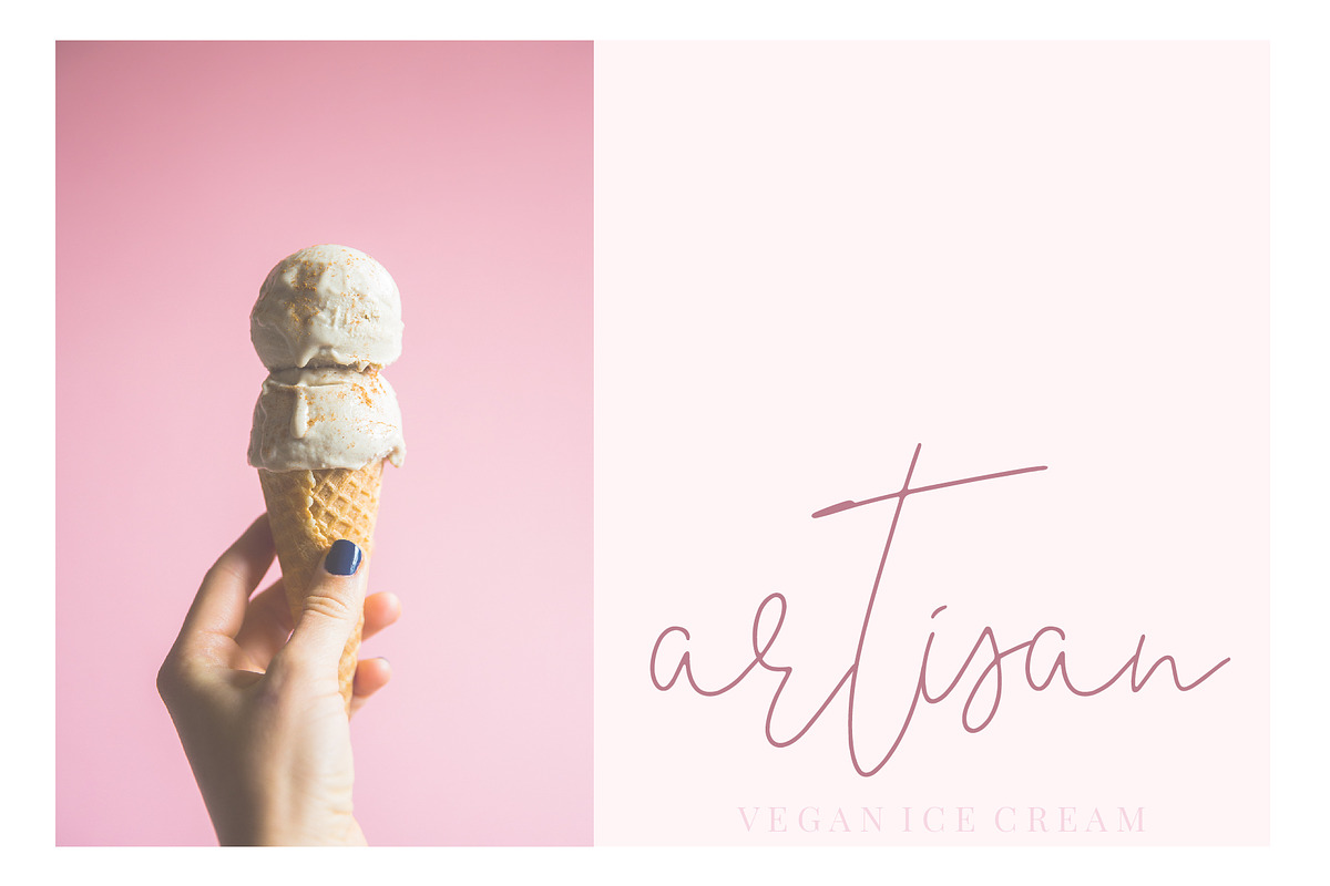 Mont Kiara Script Font preview 5