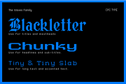 Waves CPC, a Blackletter Font by Christopher P. Cacho (Thumbnail 2 of 9)