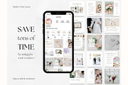 70 Wedding Event Planner Posts, a Social Media Template by PatternLab. (Thumbnail 3 of 9)