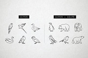 Wild Animal Icons Pack, an Outline Icon by Hatch Design Workshop (Thumbnail 3 of 10)