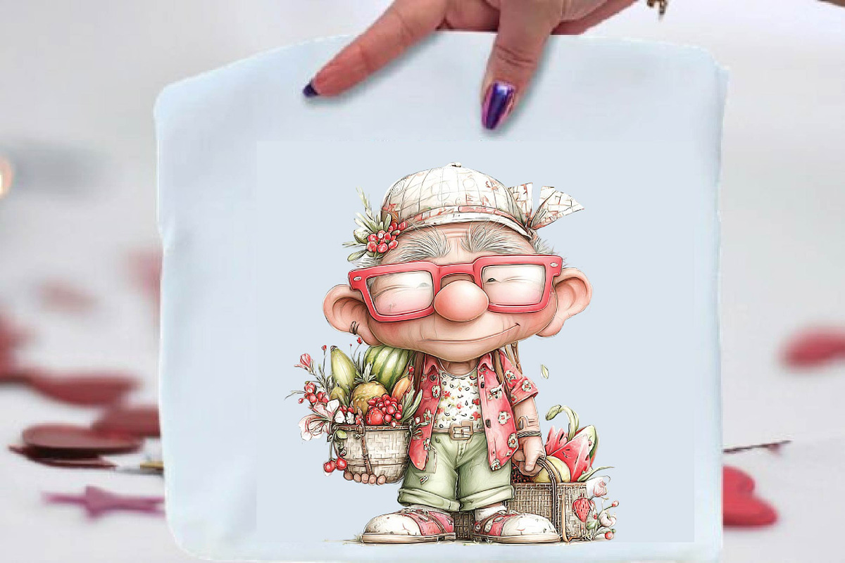 Summer Funny Grandma Clipart Bundle, an Illustration by SVGArt (Photo 8 of 9)