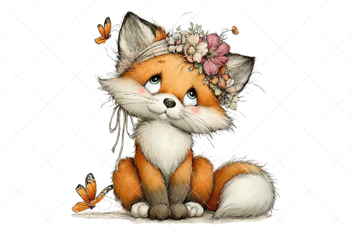 Whimsical Woodland Summer Animals, an Illustration by Craft Nest (Photo 11 of 12)