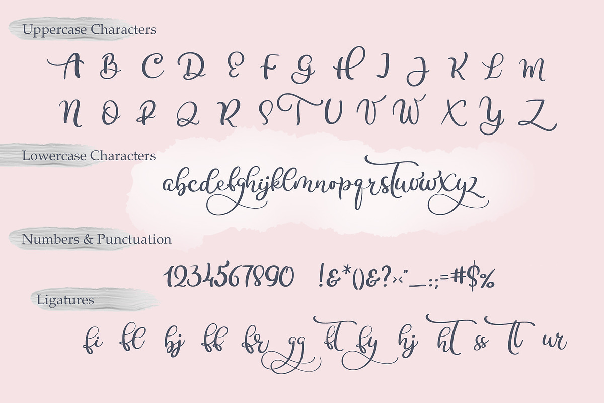 Calligraphy Wedding Font Delight preview 7