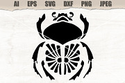 Stencil Beetle, a Decorative Illustration by MARYCRAFTIRIA (Thumbnail 1 of 3)
